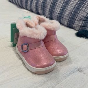 NWT Surprize by Stride Rite Pink Elyse Boots! Size 3.
